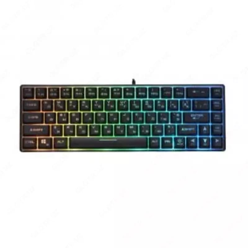 Клавиатура игровая 2E GAMING KG345 Transaprent USB Black Ukr — 1