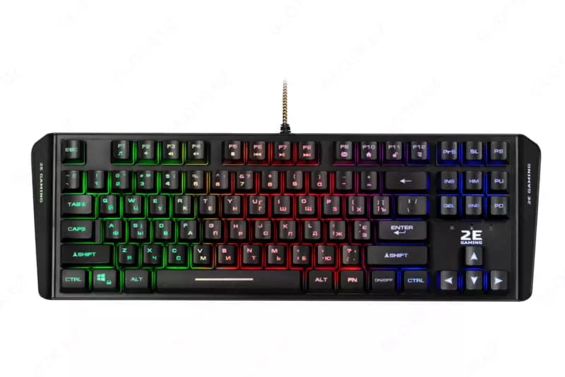 Клавиатура игровая 2E Gaming KG355 | F-RGB | USB | Black — 1