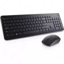 Комплект клавиатура+мышь (беспроводной) ”Dell” KM3322W, Russian QWERTY Black (Арт. - 580-AKGH)
