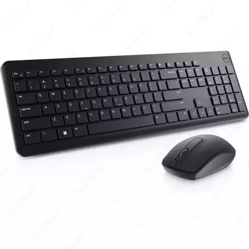 Комплект клавиатура+мышь (беспроводной) ”Dell” KM3322W, Russian QWERTY Black (Арт. - 580-AKGH) — 1