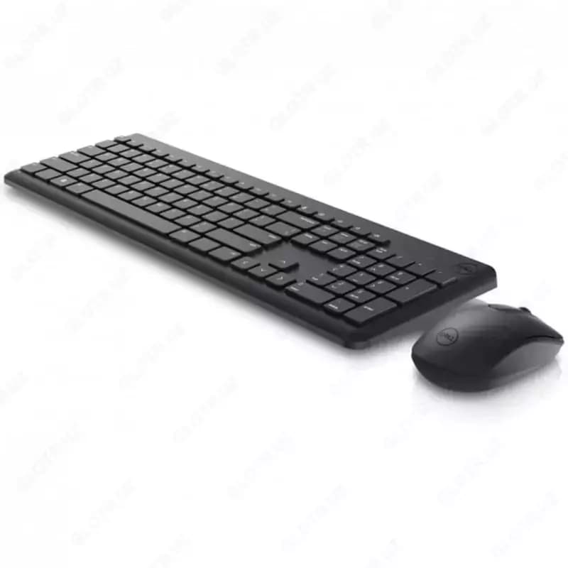 Комплект клавиатура+мышь (беспроводной) ”Dell” KM3322W, Russian QWERTY Black (Арт. - 580-AKGH) — 2