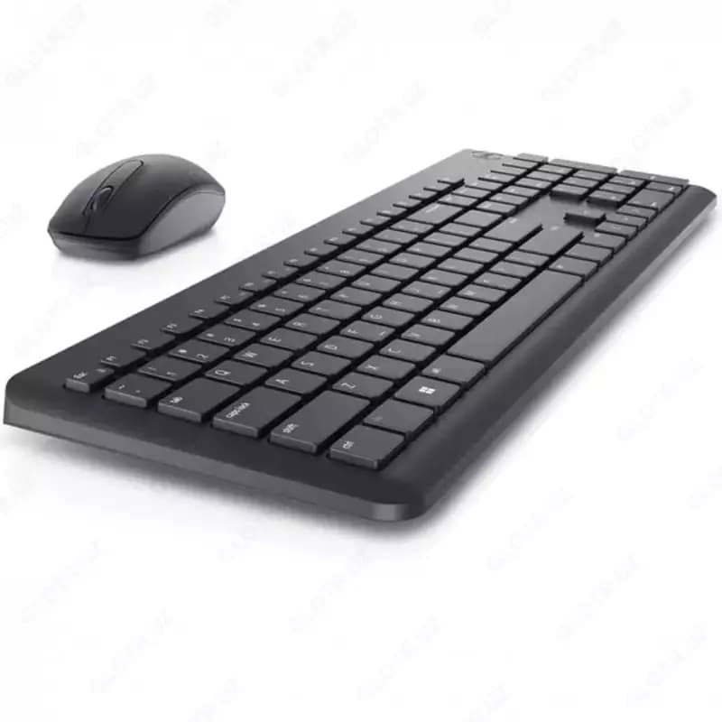 Комплект клавиатура+мышь (беспроводной) ”Dell” KM3322W, Russian QWERTY Black (Арт. - 580-AKGH) — 3