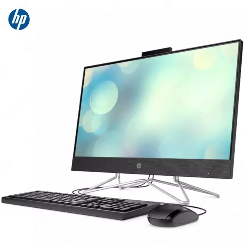 Моноблок HP 24-df1004ur (Intel i5-1135G7/ DDR4 4GB/ SSD 256GB/ 23,8 FHD IPS/ Intel Iris Xe Graphics/ No DVD/ key + mouse/ RU) Black — 3