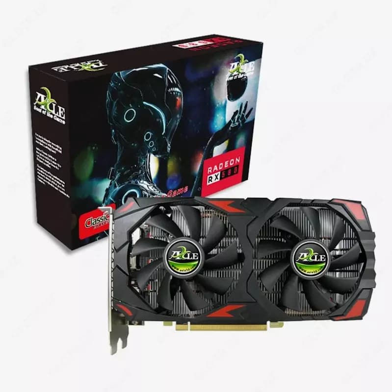 Видеокарта Axle - 8GB ATI Radeon RX580 256Bit GDDR5. — 1