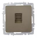 Розетка компьютерная BRITE RJ45 кат.6 РК11-БрШ шампань IEK