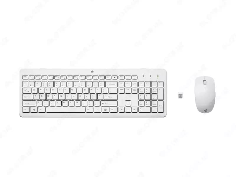Комплект клавиатура и мышь ”HP” 230 Wireless Mouse and Keyboard Combo White RUSS (Арт. - 3L1F0AA) — 1
