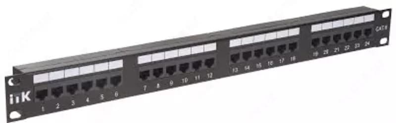 ITK 1U патч-панель кат.6 UTP, 24 порта (IDC Dual) — 1
