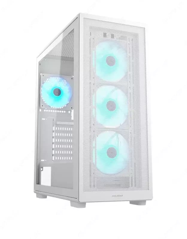 Компьютерный игровой кейс ”Cougar” MX220 RGB (Арт. - 06262) White — 1