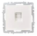 Розетка компьютерная BRITE RJ45 кат.6 РК11-БрЖ жемчуг IEK