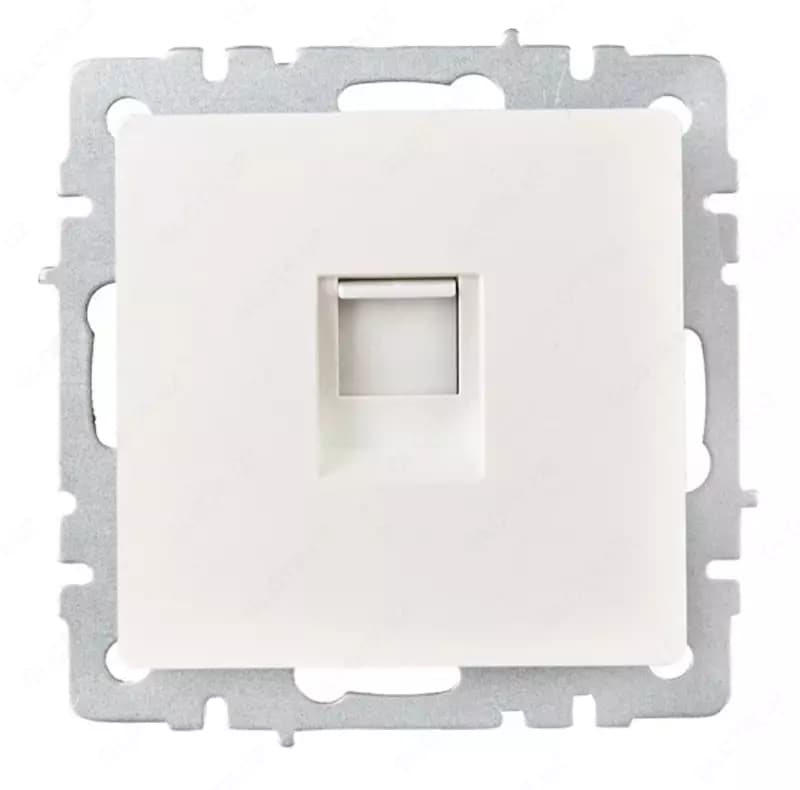 Розетка компьютерная BRITE RJ45 кат.6 РК11-БрЖ жемчуг IEK — 1