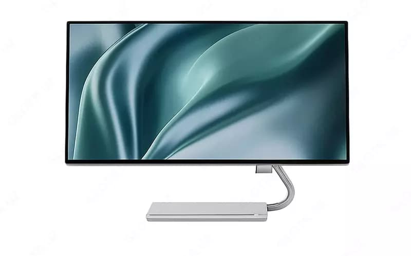 Монитор ”Lenovo” Q27h-20, 27″, IPS, 75Hz, 4mc, QHD 2560×1440, HDMI, Display Port (Арт. - 66EDUAC1EU) Серебристый — 2