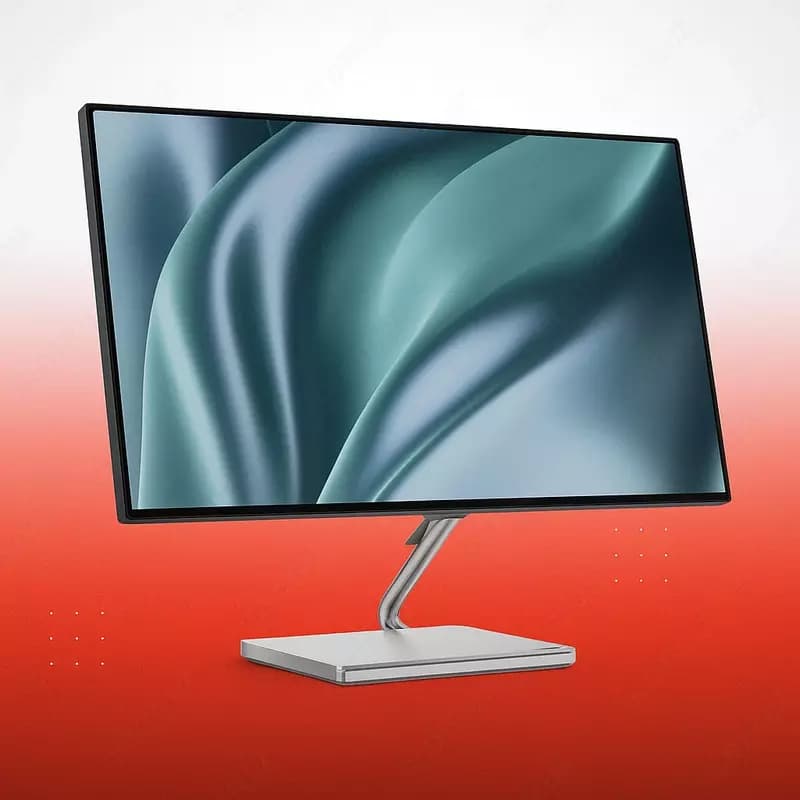Монитор ”Lenovo” Q27h-20, 27″, IPS, 75Hz, 4mc, QHD 2560×1440, HDMI, Display Port (Арт. - 66EDUAC1EU) Серебристый — 5