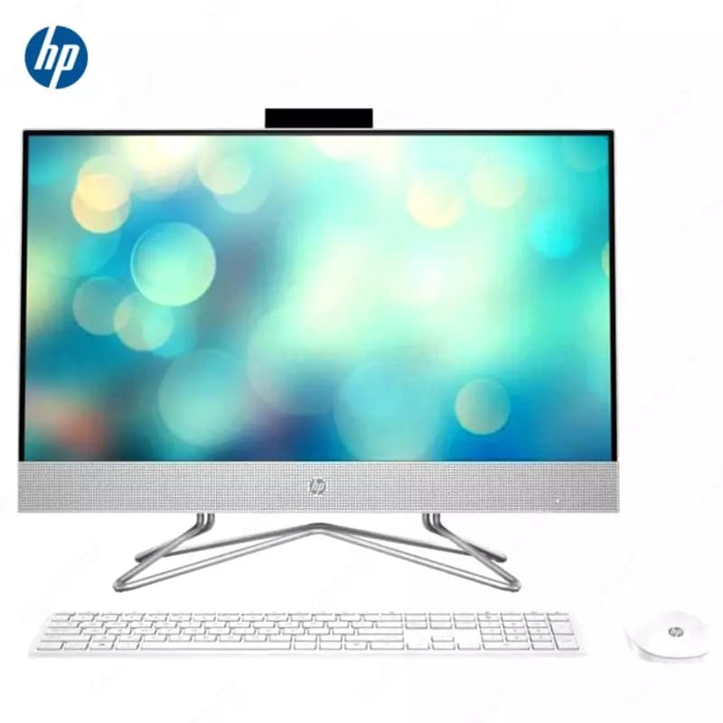 Моноблок HP 24-df1032ur (Intel i5-1135G7/ DDR4 8GB/ SSD 256GB M.2 NVMe/ 23,8 FHD IPS/ Intel Iris Xe Graphics/ No DVD/ key + mouse/ RU) White — 1