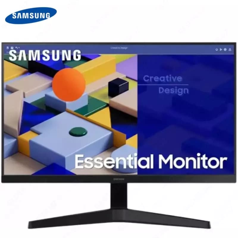 Монитор Samsung - 27” LS27C310EAMXZN LED Monitor, IPS, 75Hz, 5mc, FHD (1920x1080), HDMI, DVI, Black — 1