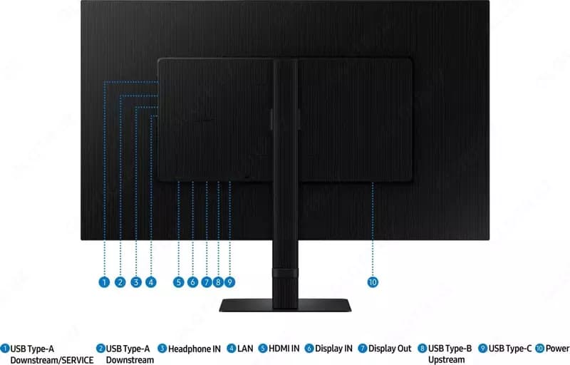 Монитор Samsung | ViewFinity S6 | LS32D604UAIXCI | Flat | 100Hz | 32” — 4