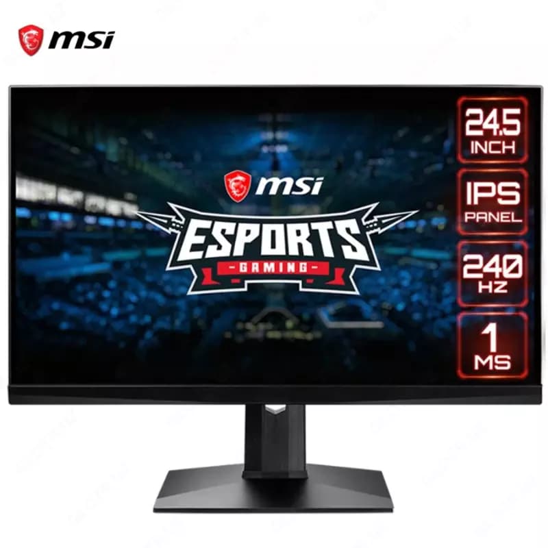 Монитор MSI - 25” Optix MAG251RX Gaming Monitor HDMI, IPS, 1mc, 240hz, FHD (1920x1080), Black — 1
