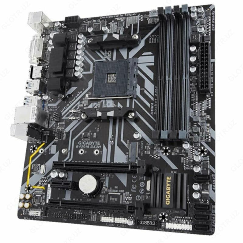 Материнская плата MB Gigabyte AMD AM4 B450M-DS3H DDR4 — 3