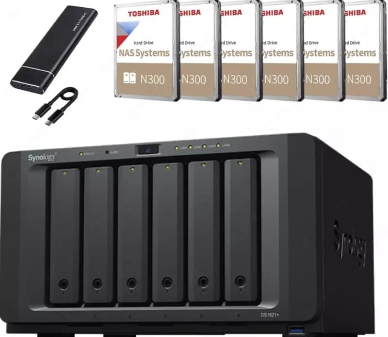 Сетевое хранилище NAS Synology DS1621+ — 6