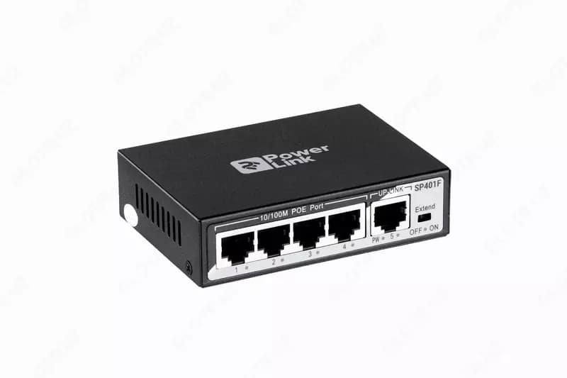 Коммутатор 2E PowerLink SP401F 5xFE (4x FE PoE, 1xFE Uplink, 50W), неуправляемый — 1