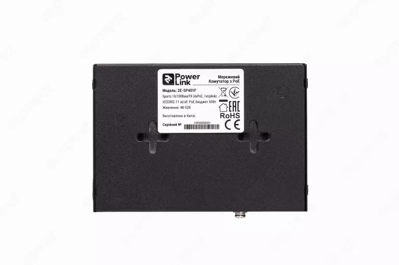 Коммутатор 2E PowerLink SP401F 5xFE (4x FE PoE, 1xFE Uplink, 50W), неуправляемый — 2