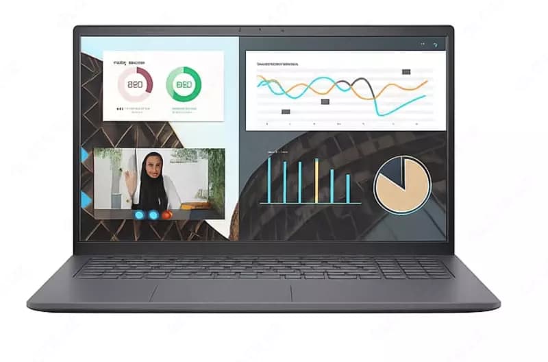 Ноутбук ”Dell” Vostro 3530, 15.6” FHD, i5-1335U, 16GB, 512GB, Intel Iris Xe, Ubuntu (Арт. - 210-BGLW) Темно-серый — 1