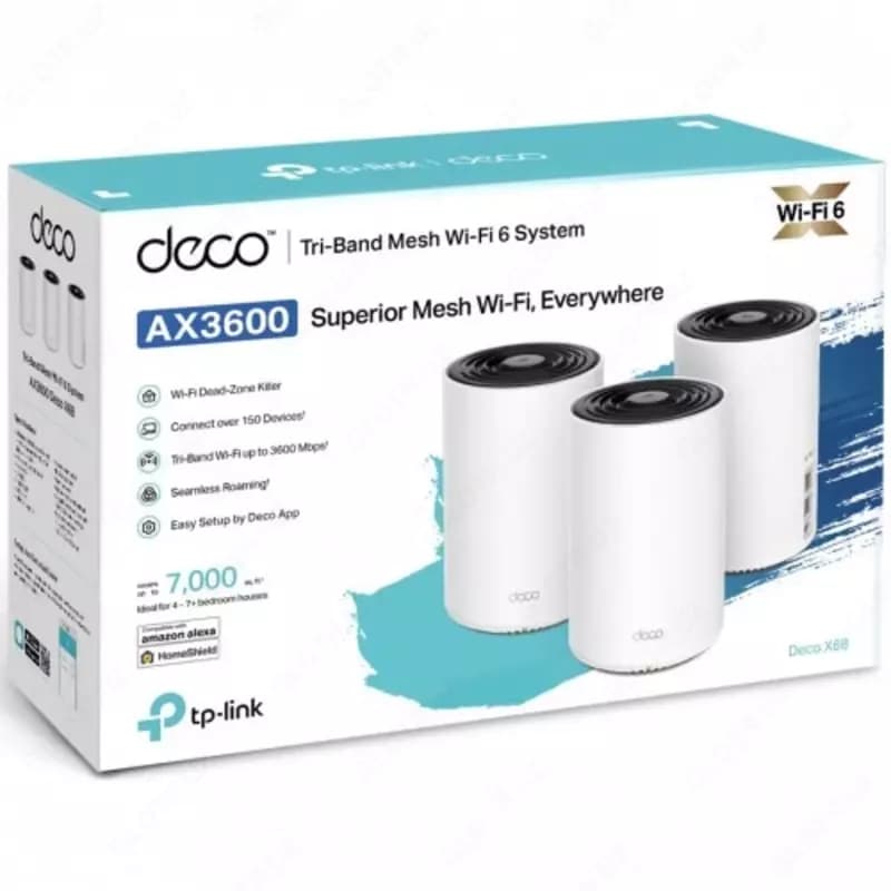 MESH система TP-LINK Deco X68 (3-pack) — 2
