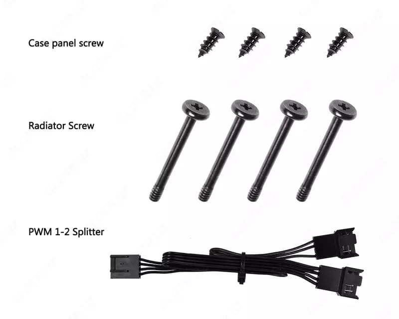 Вентилятор корпусный ID Cooling WF-14025-XT BLACK — 4