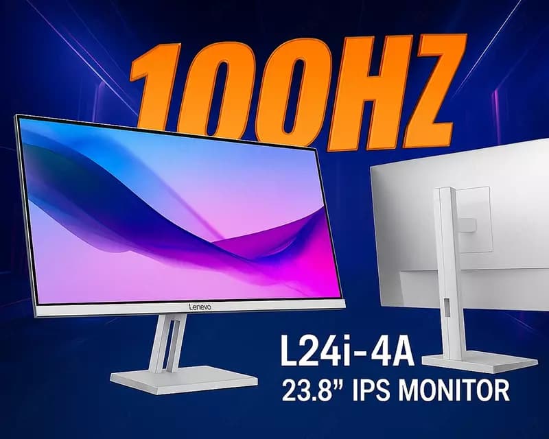 Монитор Lenovo L24i-4A 23.8” IPS WLED FHD 48-100Hz AG — 1