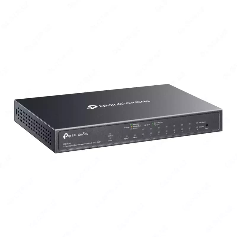 ES210GMP Omada 10-Port Gigabit Easy Managed Switch with 8-Port PoE+ — 1