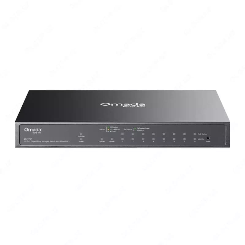 ES210GMP Omada 10-Port Gigabit Easy Managed Switch with 8-Port PoE+ — 2