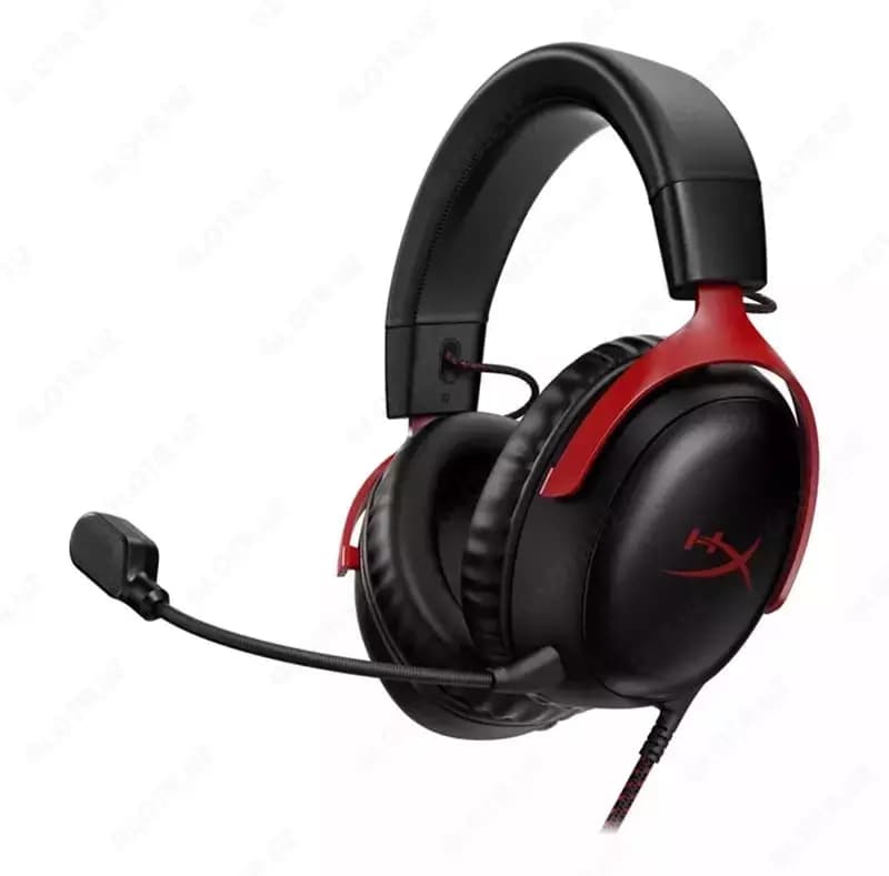 Игровые наушники (проводные) ”HyperX” Cloud III Black/Red (Арт. - 727A9AA) — 1