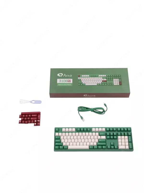 Клавиатура Akko 3108 V2 DS Matcha Red Bean V2 Orange — 2