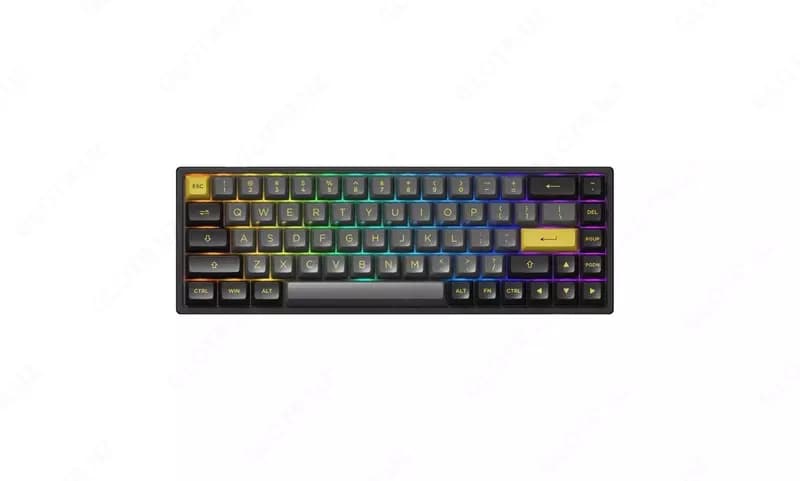 Клавиатура Akko 3068B Plus Black&Gold CS Jelly Purple RGB — 1