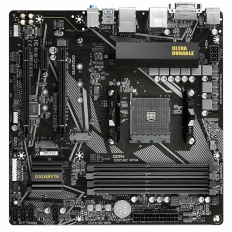 Материнская плата MB Gigabyte AMD AM4 B550M-DS3H DDR4 — 2