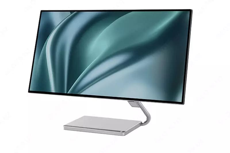 Монитор ”Lenovo” Q27q-20, 27″, IPS, 75Hz, 4mc, QHD 2560×1440, HDMI, Display Port (Арт. - 66EFGAC3EU) Серебристый — 1