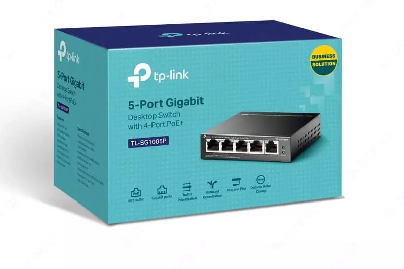 TL-SG1005P 5-Port Gigabit PoE+ Switch — 3
