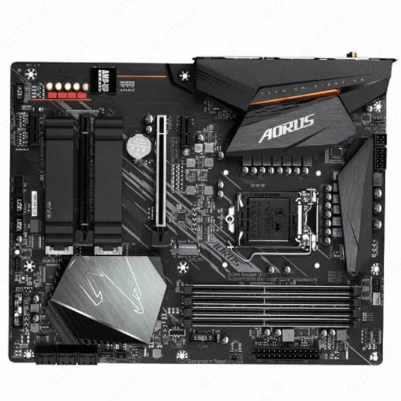 Материнская плата MB Gigabyte Z490 AORUS ELITE AC DDR4 LGA1200 — 1