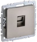 Розетка компьютерная BRITE RJ45 кат.5E РК10-БрШ шампань IEK