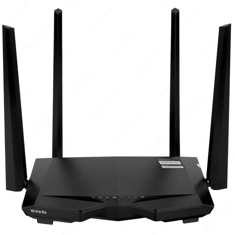 Двухдиапазонный Wi-Fi роутер (гигабитный) ”Tenda” AC6 Ethernet, 4 антенны (Арт. - 17154) Черный — 1