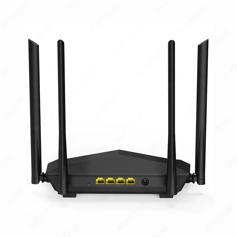 Двухдиапазонный Wi-Fi роутер (гигабитный) ”Tenda” AC6 Ethernet, 4 антенны (Арт. - 17154) Черный — 4
