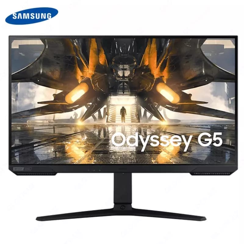 Монитор Samsung - 27” LS27AG500EMXUE Odyssey G5 Gaming Monitor, IPS, 165Hz, 1mc, QHD (2560x1440), HDMI+DP, Black — 1