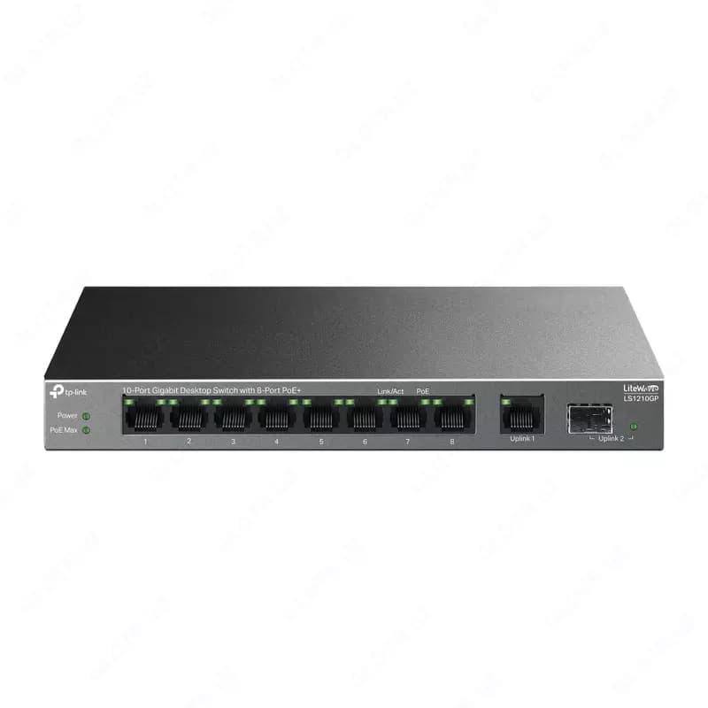 LS1210GP 10-Port Gigabit PoE+ Switch — 2