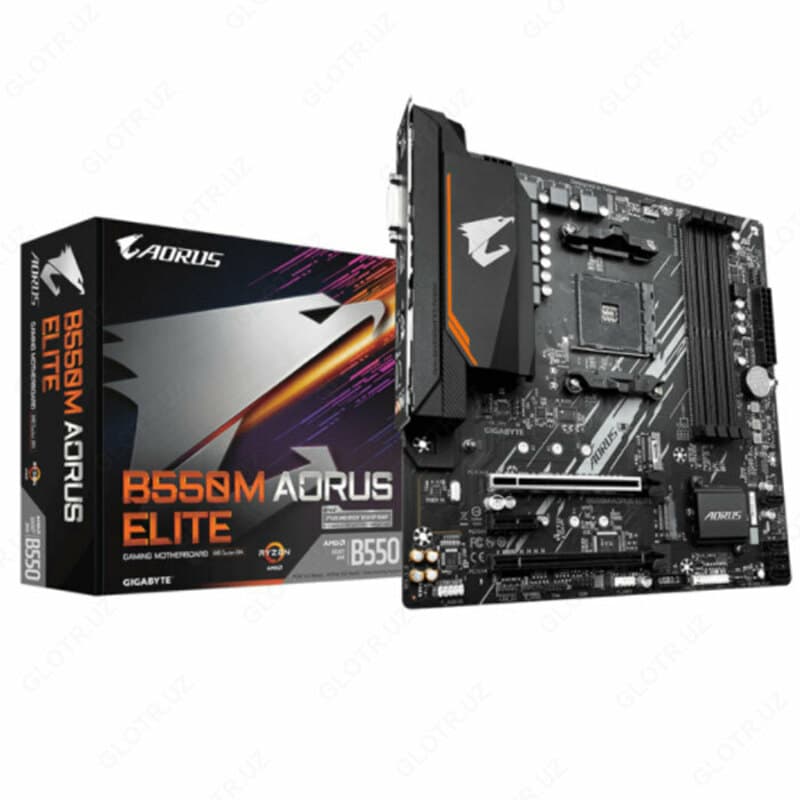 Материнская плата MB Gigabyte AMD AM4 B550M AORUS ELITE DDR4 — 1