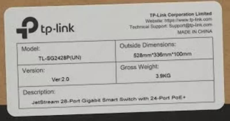 Коммутатор TL-SG2428P 28-портовый гигабитный Smart с 24 портами PoE+ — 4