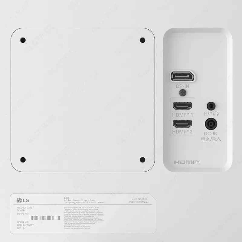 Монитор LG | UltraFine | 27US500-W | Flat | 60Hz | 27” — 4