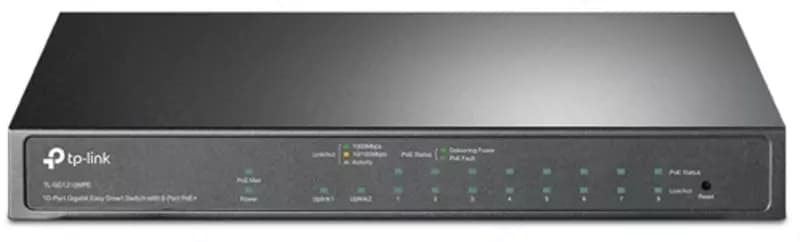 TL-SG1210MPE 10-Port Gigabit Easy Smart Switch with 8-Port PoE+ — 1