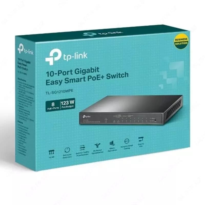 TL-SG1210MPE 10-Port Gigabit Easy Smart Switch with 8-Port PoE+ — 3