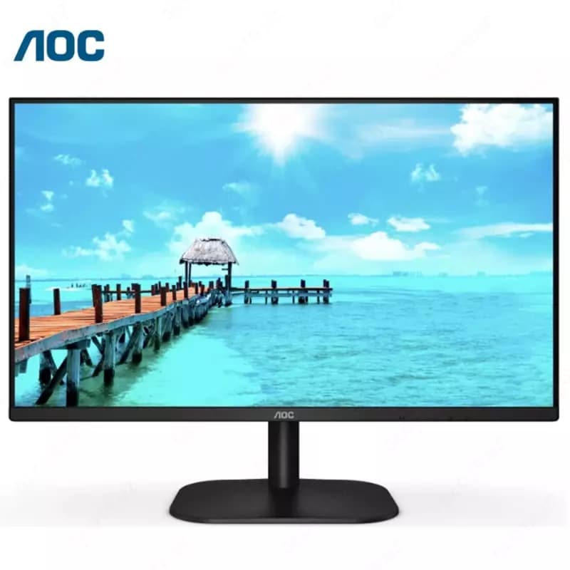 Монитор AOC - 27” 27B2H LED Monitor, IPS, 75Hz, 4mc, FHD (1920х1080), VGA, HDMI — 2