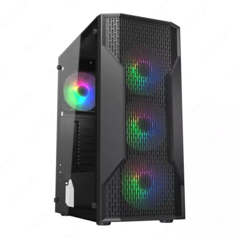 Компьютерный игровой кейс ”Cougar” MX110 RGB (Арт. - 06285) Black — 1