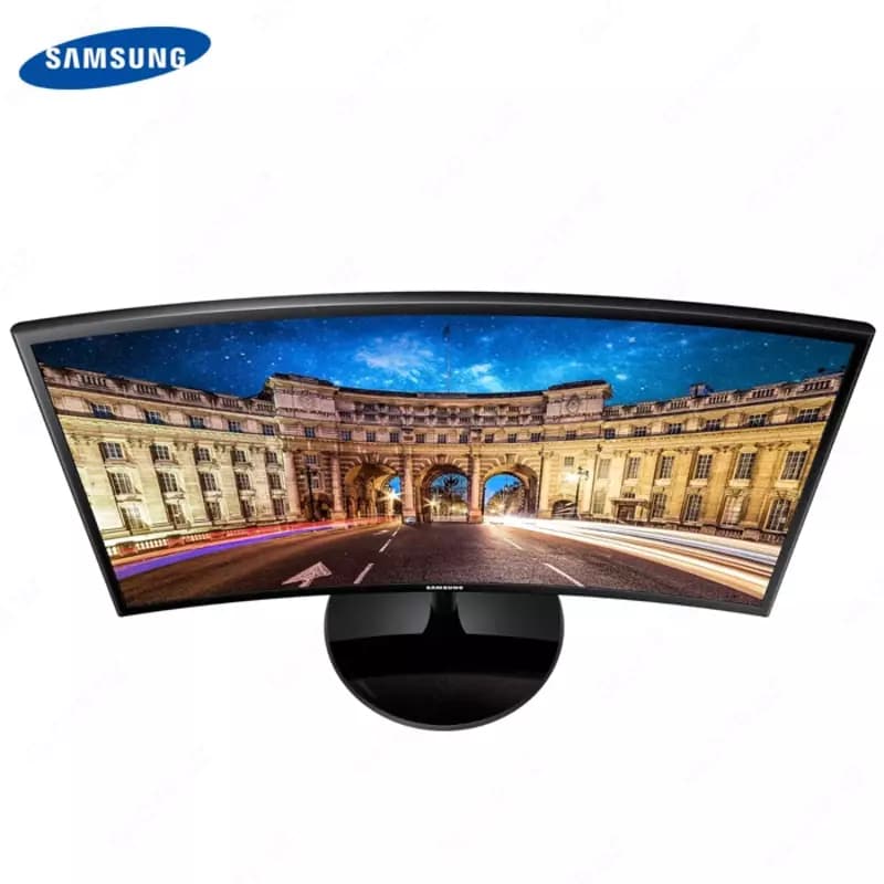 Монитор Samsung - 27” LC27F390FHMXUE LED Curved Monitor, PLS, 60Hz, 4mc, FHD (1920x1080), HDMI, Black — 2